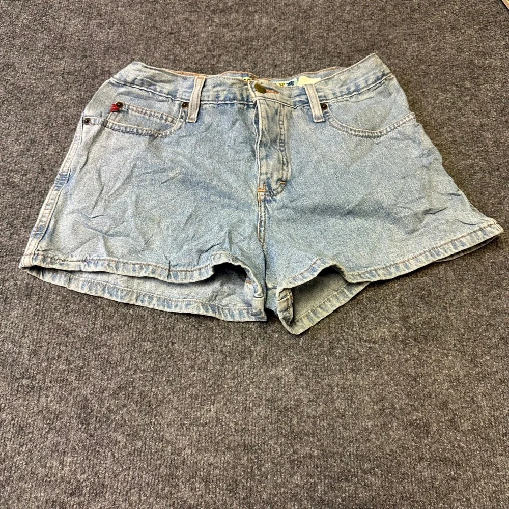 Mudd Shorts Womens Size 11 Blue Cotton Denim Light Wash Y2K Casual 4EY496